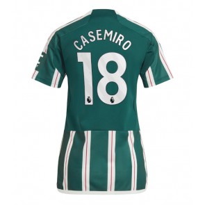 Manchester United Casemiro #18 kläder Kvinnor 2023-24 Bortatröja Kortärmad